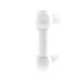 Allied Brass Center to Center 3" Center to Center Bar Pull Metal in White | 1.6 W in | Wayfair C-30-WHM