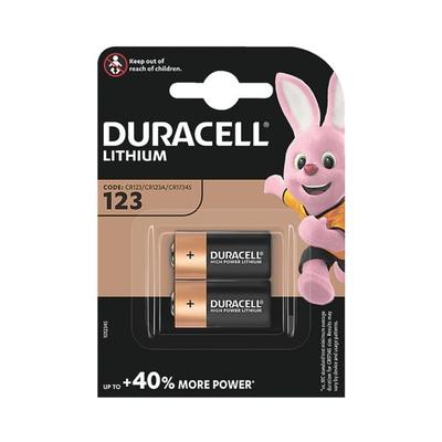 Duracell 2er-Pack Foto-Batterie »Photo Lithium Ultra« 123 / CR17345, 1.7x3.45 cm Image