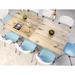 KFI Studios Urban Loft Square Solid Wood Breakroom Table Wood/Metal in Black/Brown | 41 H x 30 W x 30 D in | Wayfair T30SQ-B1917BK-38-LFT-NA