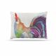 Kess eigene Rebecca Bender Watercolor Hahn Multicolor Bird Hundebett, 76,2 x 101,6 cm