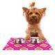 Kess eigene Nicole Ketchum Marokkanische Hot Pink Tile Futtermatte für Pet Schüssel, 24 von 15 Zoll