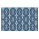 Kess InHouse Kess eigene dp1011adm02 Danii pollehn Native Muster Blau Geometrische Hund Tischset, 61 x 38,1 cm
