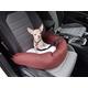 Hossi's Wholesale Knuffliger Autositz für Hund, Katze oder Haustier inklusiv Flexgurt empfohlen für Nissan NP300 Navara