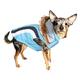 Hip Doggie HD-5SABL-M Swiss Alpine Ski Vest Hundemantel, M, blau