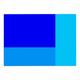 Kess InHouse Kess eigene tk1055adm02 trebam Bluz V.3 Blau Geometrische Hund Tischset, 61 x 38,1 cm