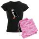 CafePress - Pretty Puffin - Womens Novelty Cotton Pajama Set, Comfortable PJ Sleepwear