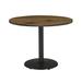 KFI Studios Urban Loft Round Solid Wood Breakroom Table Wood/Metal in Black/Brown | 29 H x 30 W x 30 D in | Wayfair T30RD-B1917BK-LFT-NA