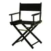 "Casual Home 18"" Black Finish Director's Chair"