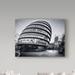 Trademark Fine Art 'City Hall London' Photographic Print on Wrapped Canvas in Black | 14 H x 19 W x 2 D in | Wayfair ALI35320-C1419GG