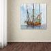 Breakwater Bay 'Nautical Ships 3' Graphic Art Print on Wrapped Canvas in Blue | 18 H x 18 W x 2 D in | Wayfair A6AFA02FA0CD4818B35C9B3F87F68248