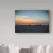 Trademark Fine Art 'Night Incoming' Photographic Print on Wrapped Canvas in Blue/Orange | 16 H x 24 W x 2 D in | Wayfair ALI35209-C1624GG