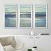 Highland Dunes 'Tuscan Shore I' Acrylic Painting Print Multi-Piece Image Plastic/Acrylic in Blue/Yellow | 25.5 H x 40.5 W x 1 D in | Wayfair