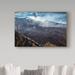 Trademark Fine Art 'Etna, Like Mordor' Photographic Print on Wrapped Canvas in Blue | 16 H x 24 W x 2 D in | Wayfair ALI35218-C1624GG