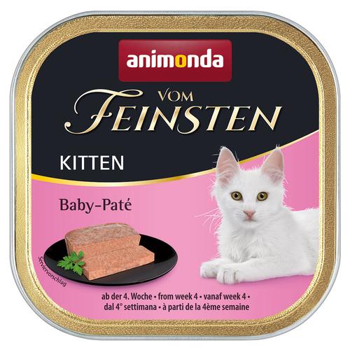 6x 100g Baby Paté animonda Vom Feinsten Katzenfutter nass