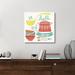 East Urban Home A Ladle of Love by Mary Urban - Textual Art Print on Canvas in Green/Red/Yellow | 30 H x 30 W x 1.5 D in | Wayfair