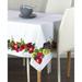 August Grove® Yuliana Berries Border Tablecloth Polyester in Gray/Green/Indigo | 60 D in | Wayfair 95FBFF1C377A4B779A2C7481097B9540