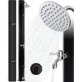 Arebos - Douche Solaire 35 litres 216cm incl. Capot de protection avec thermomètre intégré pommeau