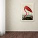 Beachcrest Home™ American Flamingo by James Audubon - Wrapped Canvas Painting Print Canvas in Green/Red | 19 H x 12 W x 2 D in | Wayfair