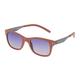 Police Sunglasses SPL169 Wager 1 Oval Polarized Sunglasses 52mm, Semi Matt Brown