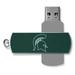 Michigan State Spartans 32GB Metal Twist USB Flash Drive