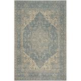 White 36 x 0.27 in Indoor Area Rug - Charlton Home® Lowe Oriental Blue/Creme Area Rug | 36 W x 0.27 D in | Wayfair 8999C6720CF04697979AB851360D0546