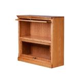 Loon Peak® Mobley 36" W Solid Wood Barrister Bookcase Wood in White | 64 H x 36 W x 13 D in | Wayfair 43FBDCA1AC9A43A4AC2EDDBE5517E88E