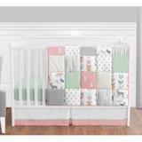 Sweet Jojo Designs Woodsy 4 Piece Crib Bedding Set Polyester in Gray | Wayfair Woodsy-CR-MT-Crib-4