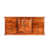 Loon Peak® Morin 9 Drawer Dresser Wood in Brown | 32 H x 72 W x 18 D in | Wayfair 58AB1173014E421E8438F5516902C5E2