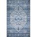 White 36 x 0.13 in Area Rug - Justina Blakeney x Loloi Cielo Oriental Ivory/Denim Area Rug Polyester | 36 W x 0.13 D in | Wayfair