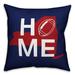 Ebern Designs Daly New York Home Football Indoor/Outdoor Throw Pillow Polyester/Polyfill blend | 18 H x 18 W x 1.5 D in | Wayfair
