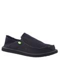 Sanuk Sidewalk Surfer - Mens 7 Black Slip On Medium