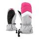 Ziener Kinder LETTERO AS MITTEN glove junior Ski-handschuhe / Wintersport | wasserdicht, atmungsaktiv, grau (light melange), 3.5