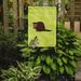 Caroline's Treasures Eurasian Beaver 2-Sided Polyester 15 x 11 in. Garden Flag in Yellow | 15 H x 11 W in | Wayfair BB7699GF