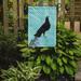 Caroline's Treasures Budapest Highflyer Pigeon Check 2-Sided Polyester 15 x 11 in. Garden Flag in Blue | 15 H x 11 W in | Wayfair BB8121GF