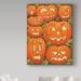 The Holiday Aisle® 'Jack O Lanterns' Acrylic Painting Print on Wrapped Canvas Canvas | 19 H x 14 W x 2 D in | Wayfair