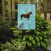 Caroline's Treasures Percheron Horse 2-Sided Polyester 15 x 11 in. Garden Flag in Blue | 15 H x 11 W in | Wayfair BB8080GF