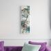 House of Hampton® Pastel Grape Panel I by Chris Paschke - Wrapped Canvas Acrylic Printing Print Metal | 32 H x 10 W x 2 D in | Wayfair