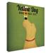 Winston Porter 'Yellow Dog Brewing Co Square' Graphic Art Print on Wrapped Canvas in Brown/Green/Yellow | 14 H x 14 W x 2 D in | Wayfair