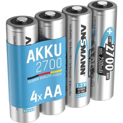 Mignon aa Akku 2700 mAh Hohe Kapazität - Ansmann