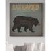 Millwood Pines Black Bear Porter by Ryan Fowler - Graphic Art Print on Canvas in Black/Brown/Gray | 24 H x 24 W x 2 D in | Wayfair