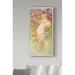 Fleur De Lis Living 'The Seasons: Spring, 1896' Oil Painting Print on Wrapped Canvas in Brown/Green | 24 H x 12 W x 2 D in | Wayfair