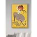 Winston Porter 'Le Frou Frou, 1899' Vintage Advertisement on Wrapped Canvas in Brown/Gray/Yellow | 19 H x 12 W x 2 D in | Wayfair