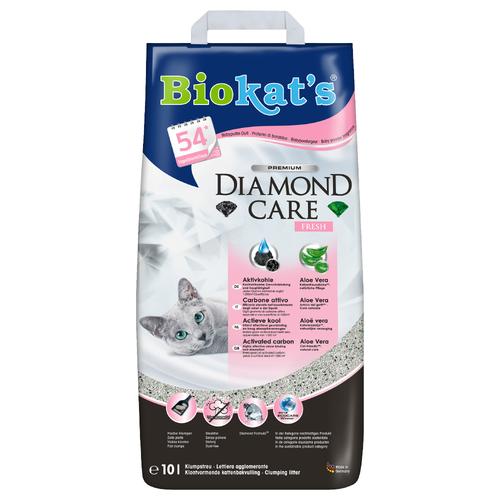 2 x 10l DIAMOND CARE Fresh + Classic Biokat's Katzenstreu