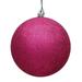 Vickerman 485378 - 6" Fuchsia Sequin Ball Christmas Christmas Tree Ornament (4 pack) (N591570DQ)