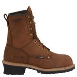 Carolina Elm 8" Insulated Steel Toe Logger - Mens 10 Brown Boot E2
