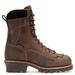 Carolina Birch 8" Composite Toe Logger - Mens 9.5 Brown Boot E2