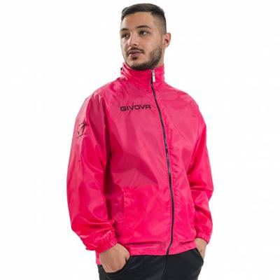 Givova Regenjacke "Rain Basico" neonpink