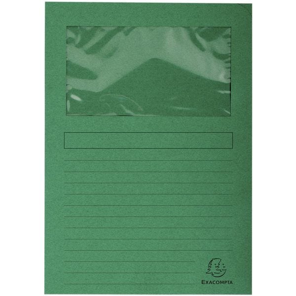 EXACOMPTA Fenstermappe »FOREVER« 400 Stück grün, 22x31 cm Image