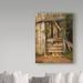 Millwood Pines 'Farmyard Friends' Oil Painting Print on Wrapped Canvas in White/Black | 47 H x 35 W x 2 D in | Wayfair