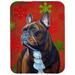 The Holiday Aisle® The Holiday Aisle Ashlynn French Bulldog Glass Cutting Board Glass | 0.15 H x 11.25 W in | Wayfair